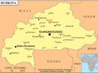 Carte Burkina Faso