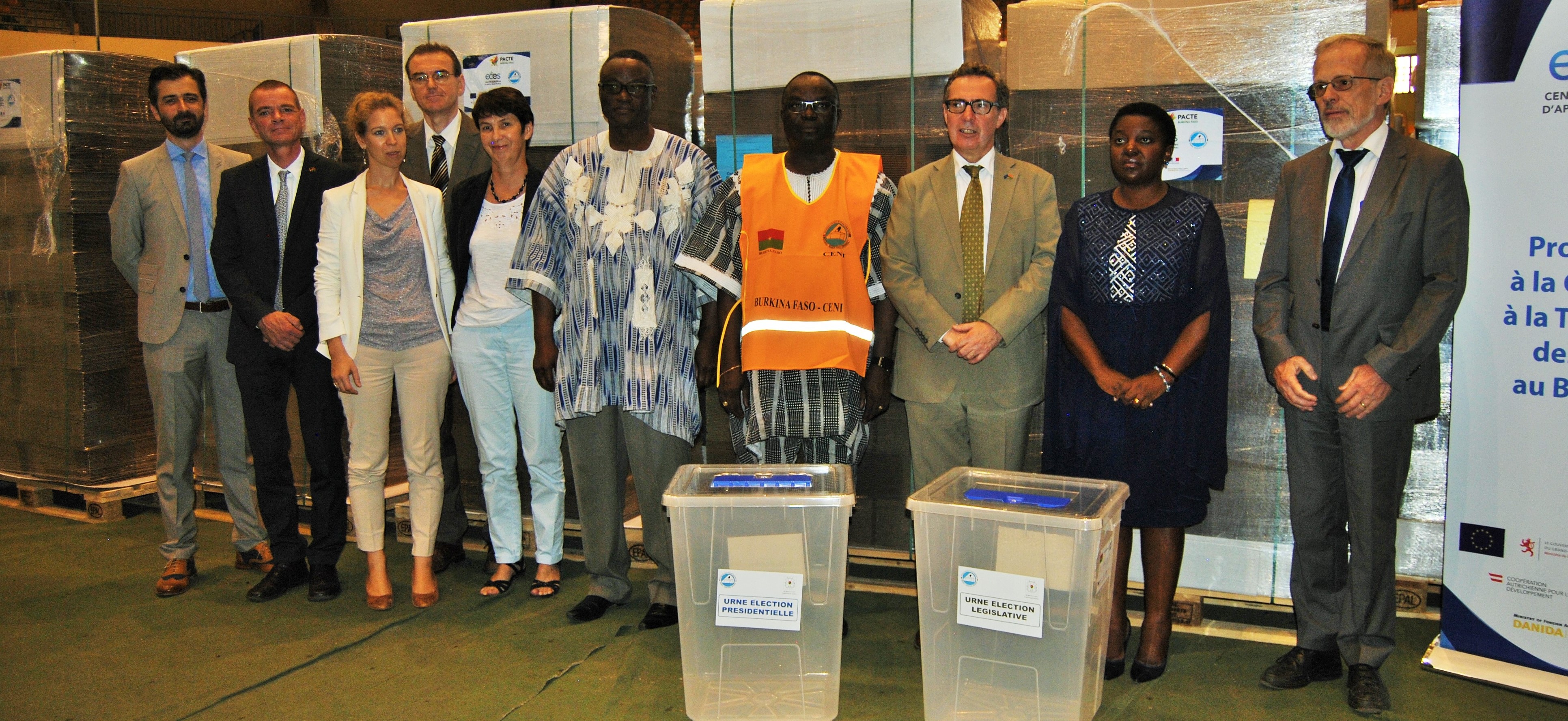 Cérémonie de Remise du Matériel Electoral